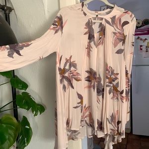 Free people long sleeve shirt/dress